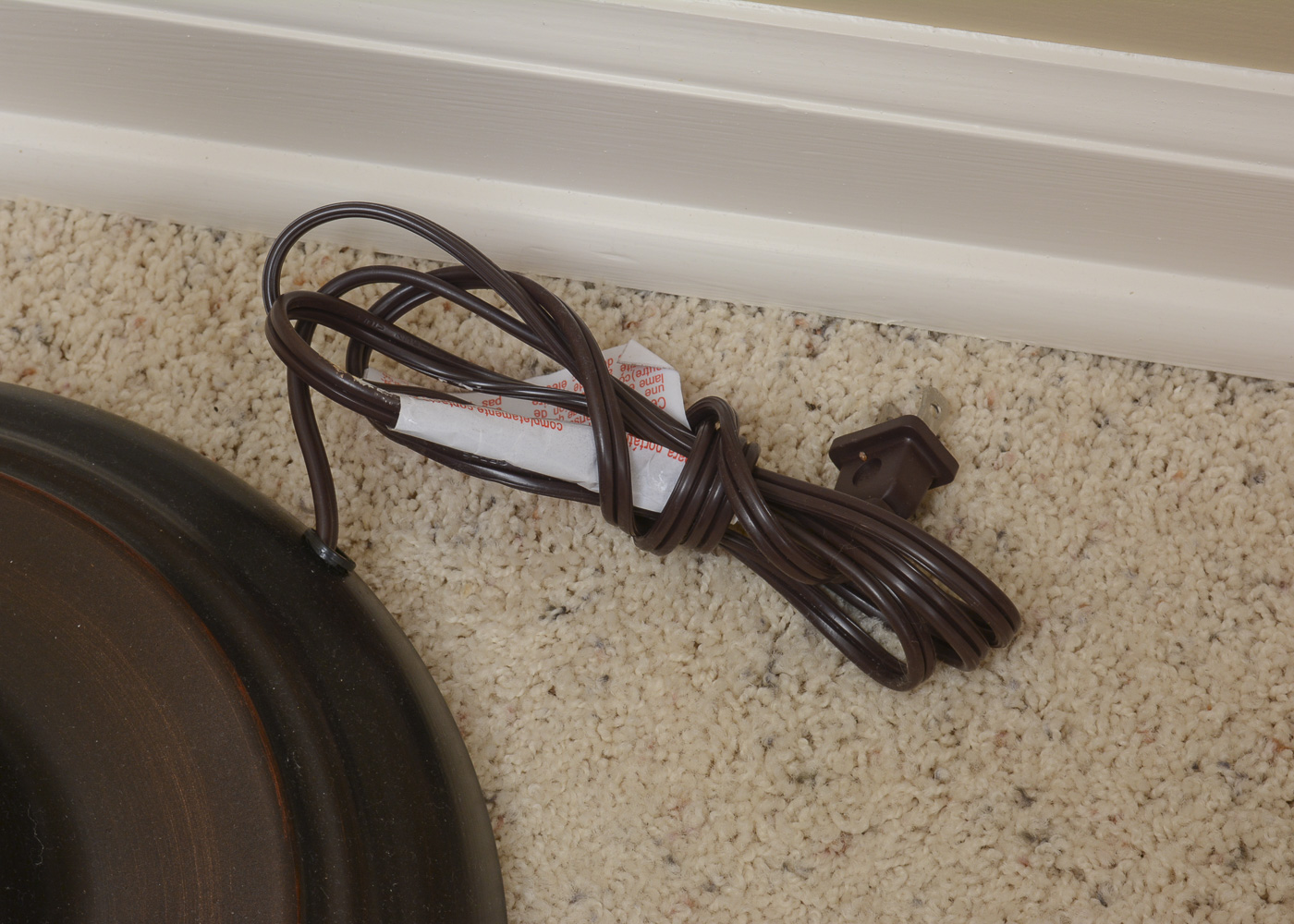 Upholstered Club Chair by Drexel with Floor Lamp