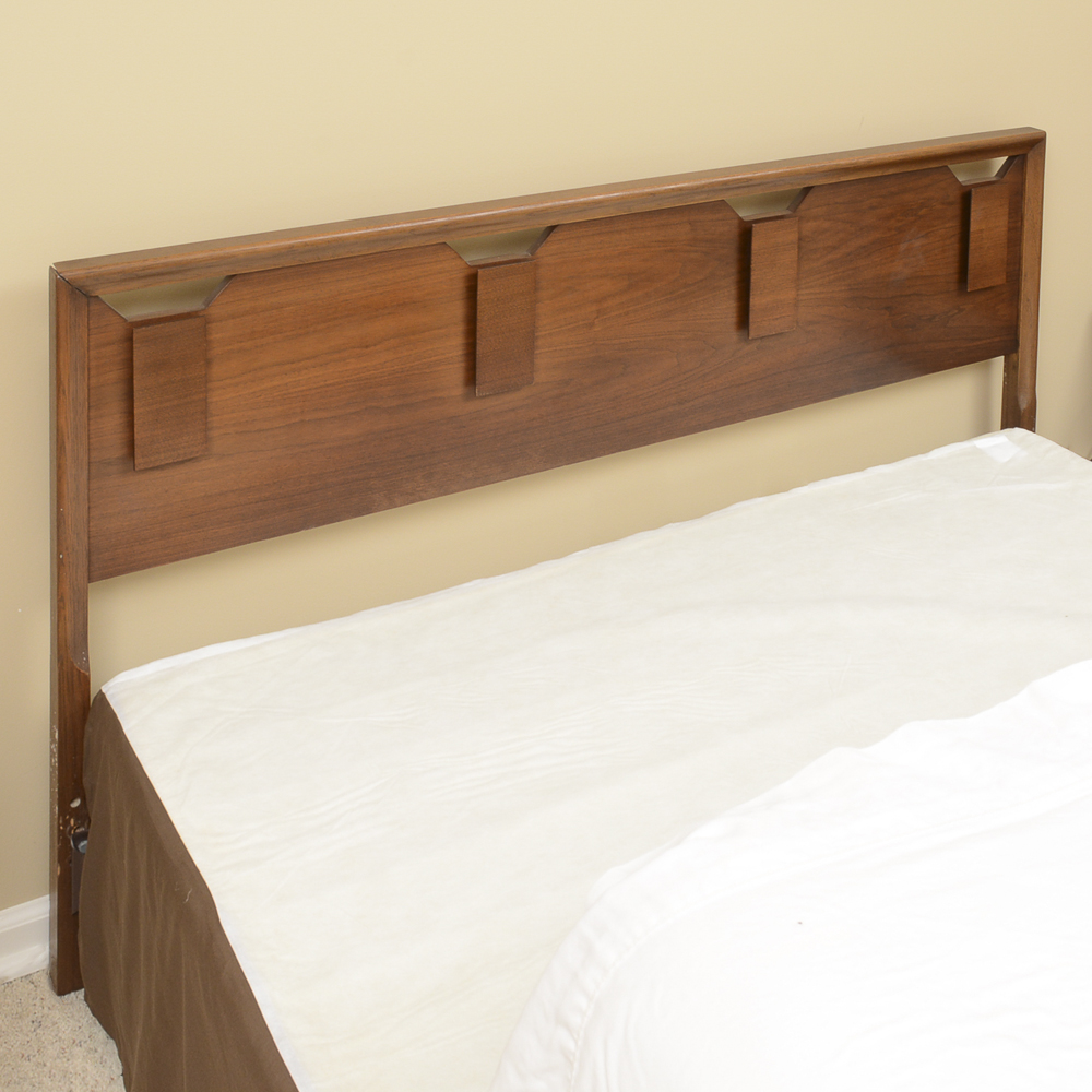 Mid Century Modern Style Queen Size Headboard