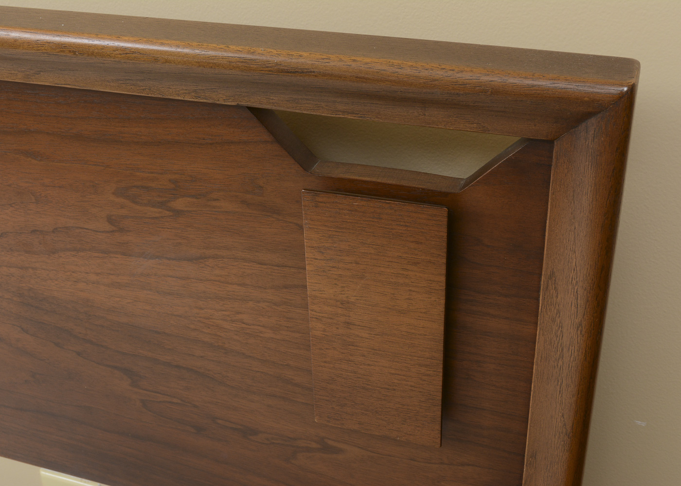 Mid Century Modern Style Queen Size Headboard