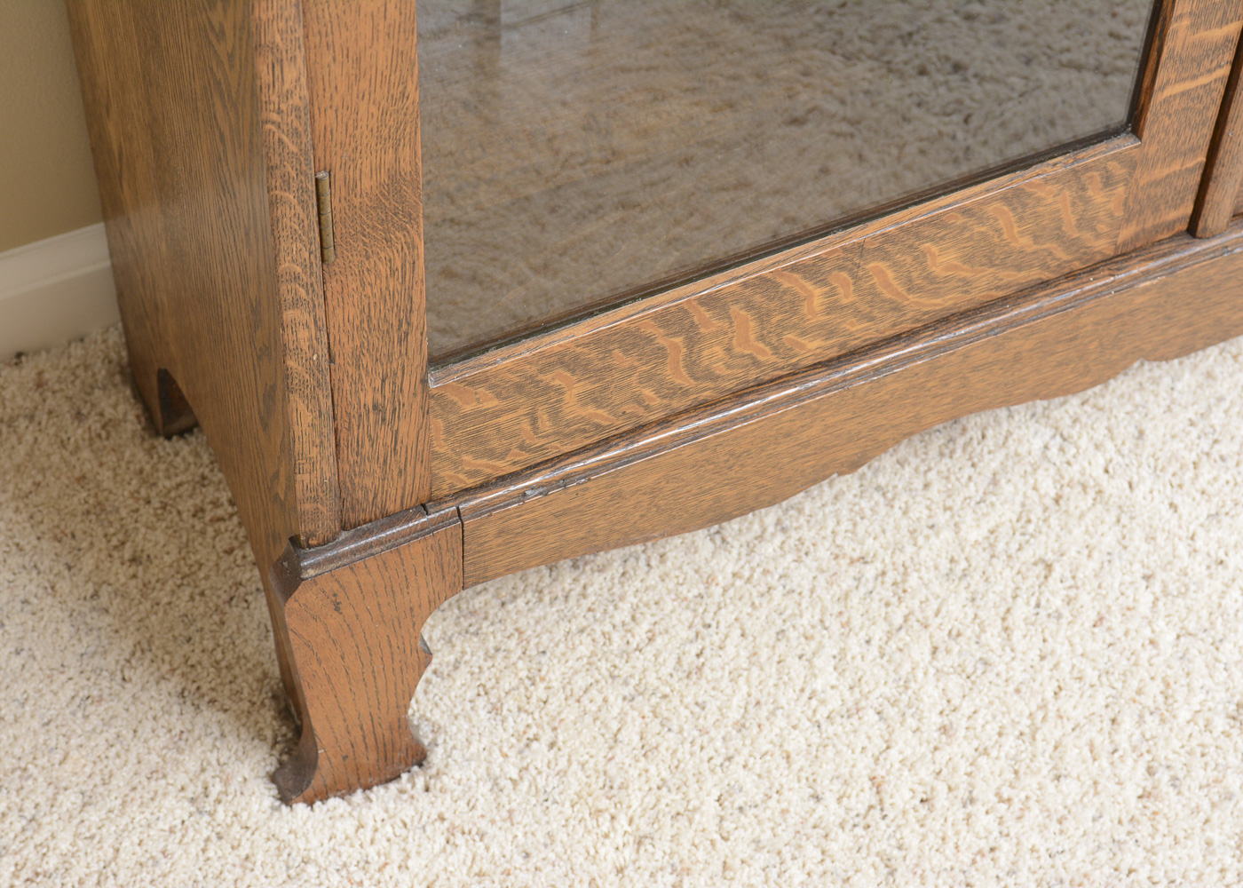 Antique Quartersawn Oak Side-by-Side Secretary Bookcase