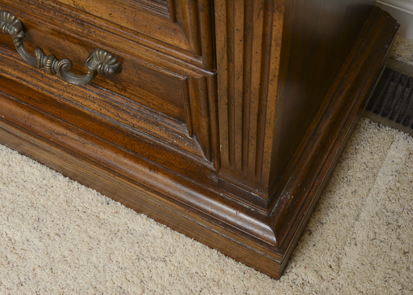 Vintage Walnut-Finished Nightstands