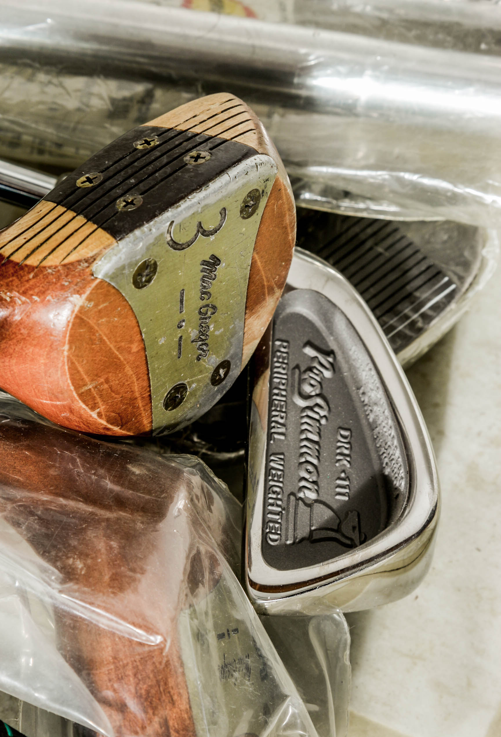 Vintage Set of Men's Left-Handed Golf Clubs