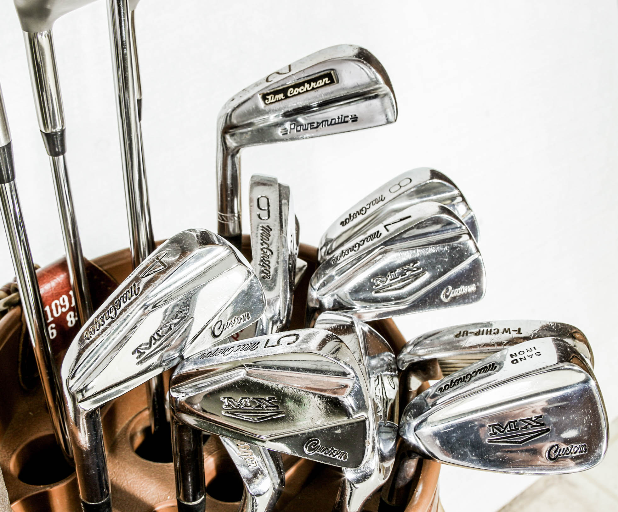 Vintage Set of Men's Left-Handed Golf Clubs