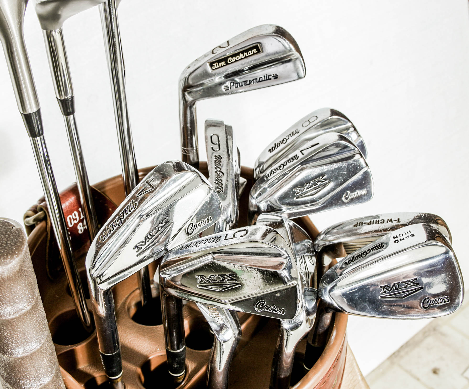 Vintage Set of Men's Left-Handed Golf Clubs