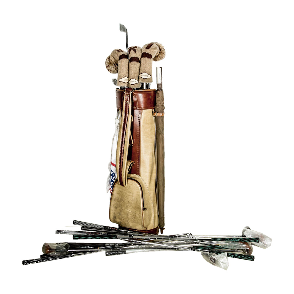 Vintage Set of Men's Left-Handed Golf Clubs