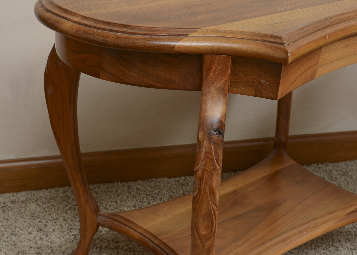 Victorian Inspired Cherry Butlers Tray Table