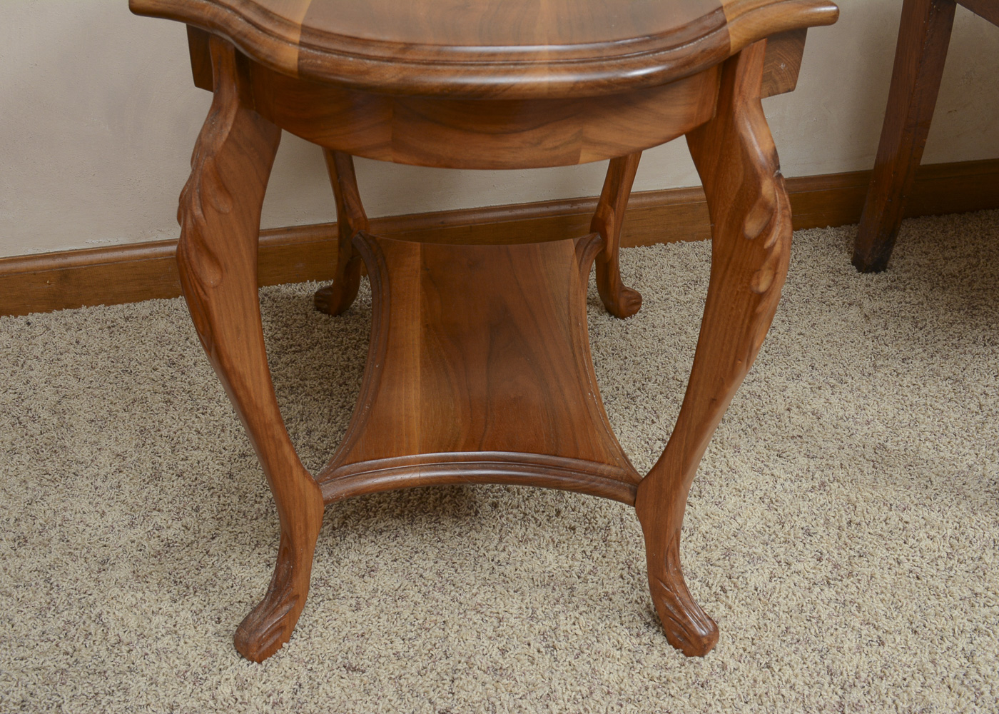 Victorian Inspired Cherry Butlers Tray Table