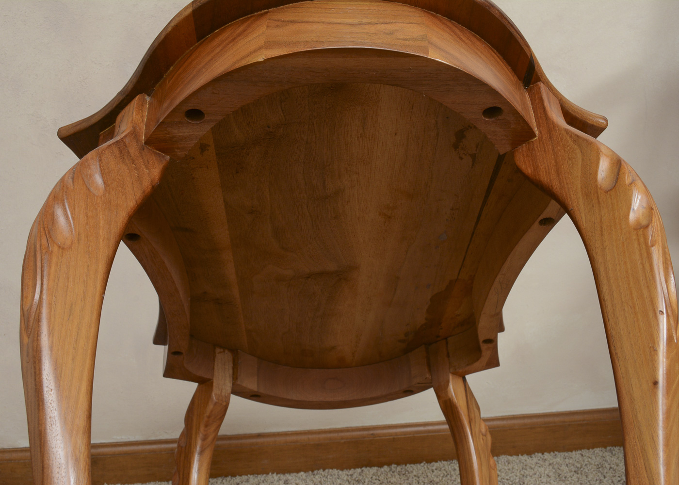 Victorian Inspired Cherry Butlers Tray Table