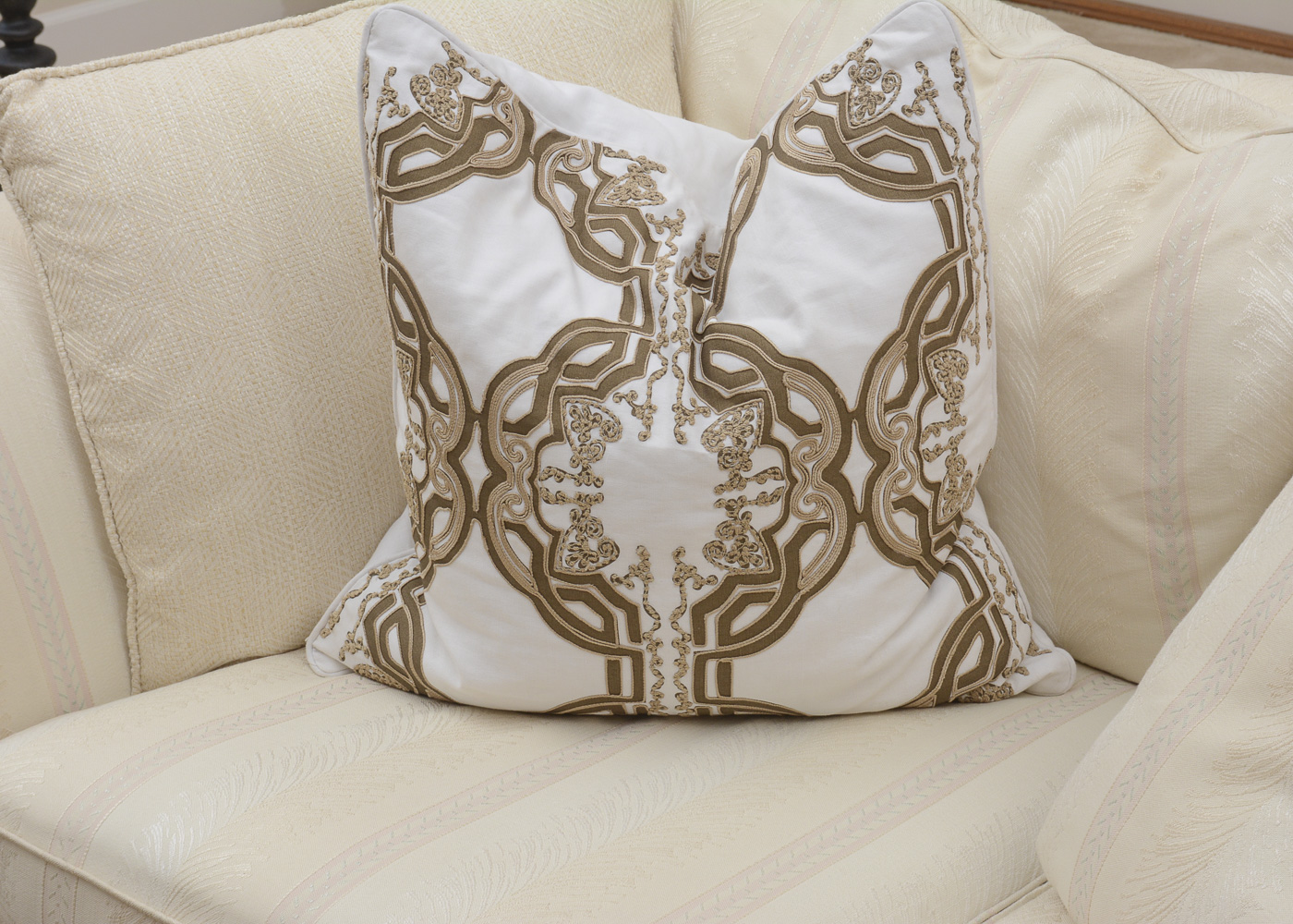 Beige Love Seat by Sherrill Furniture