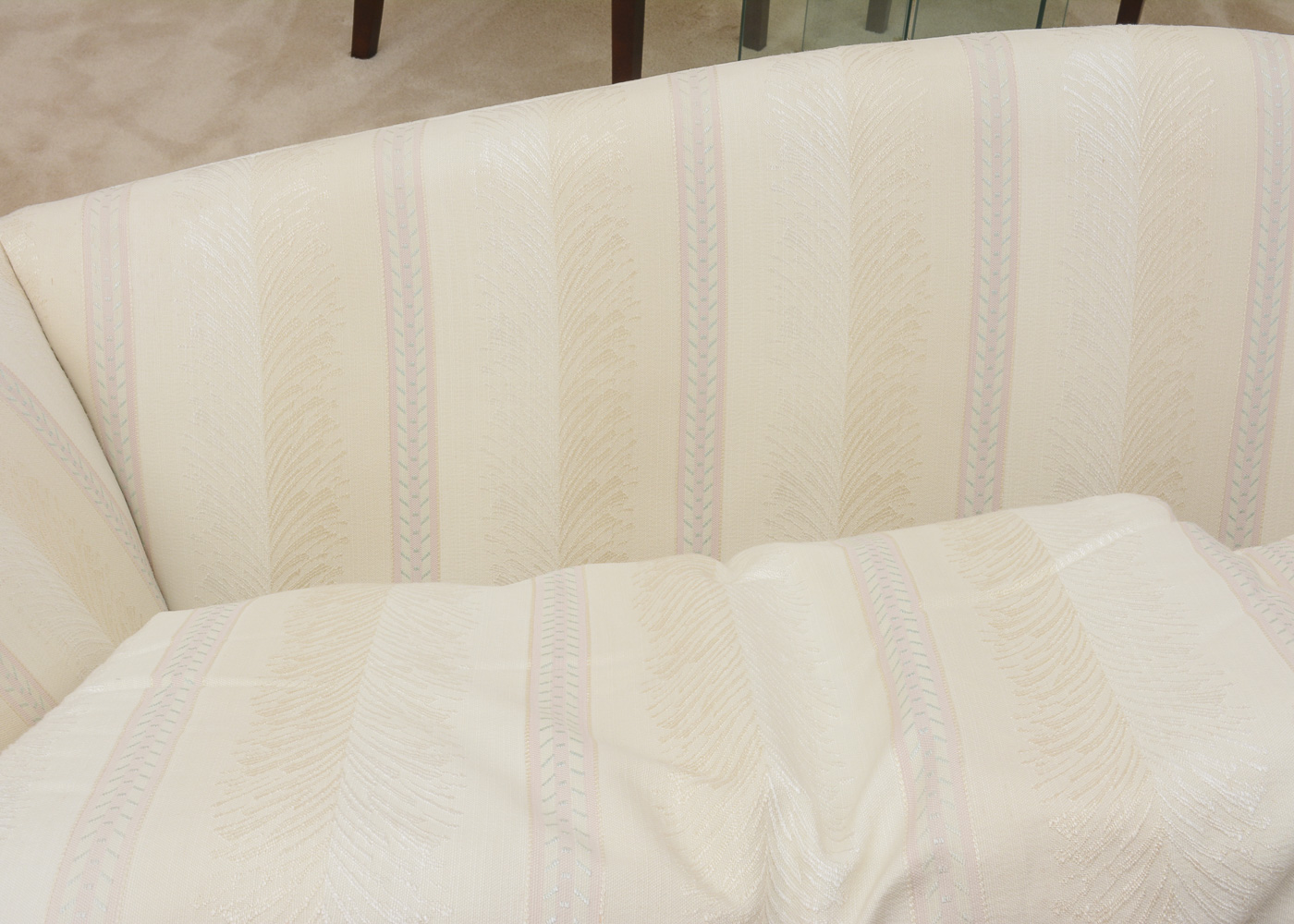 Beige Love Seat by Sherrill Furniture