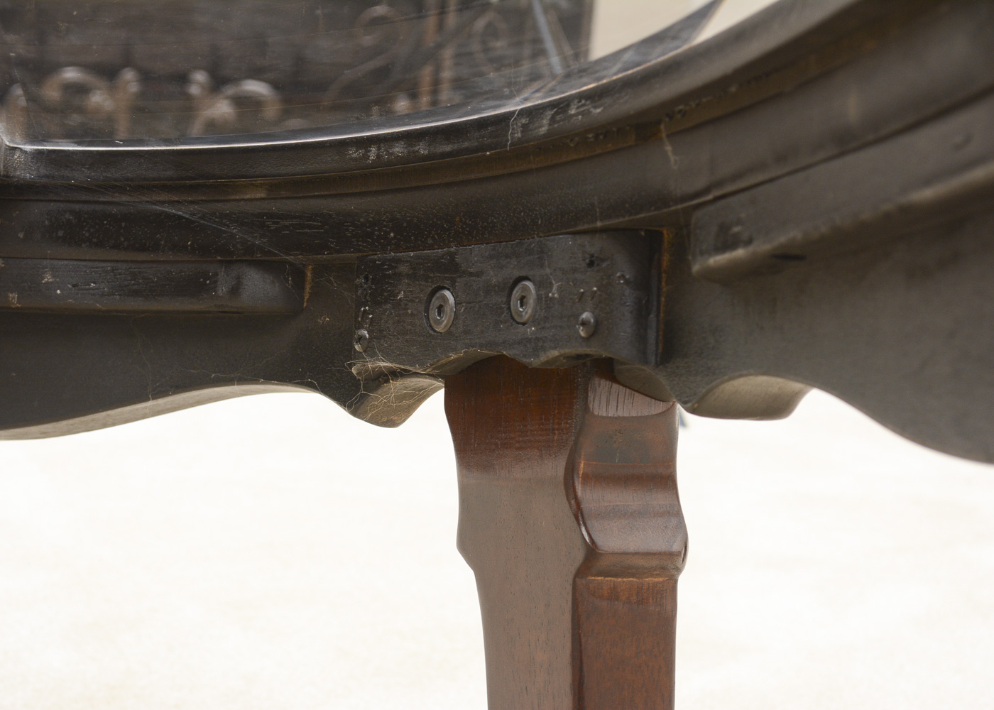 Asian Inspired Glass Top Coffee Table by Thomasville