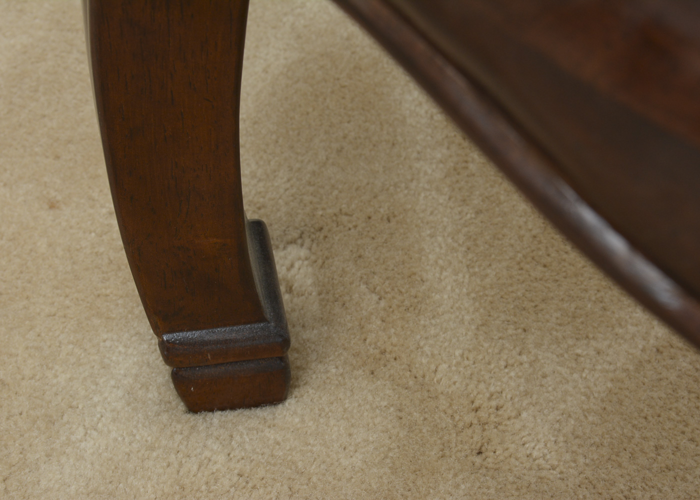 Asian Inspired Glass Top Coffee Table by Thomasville