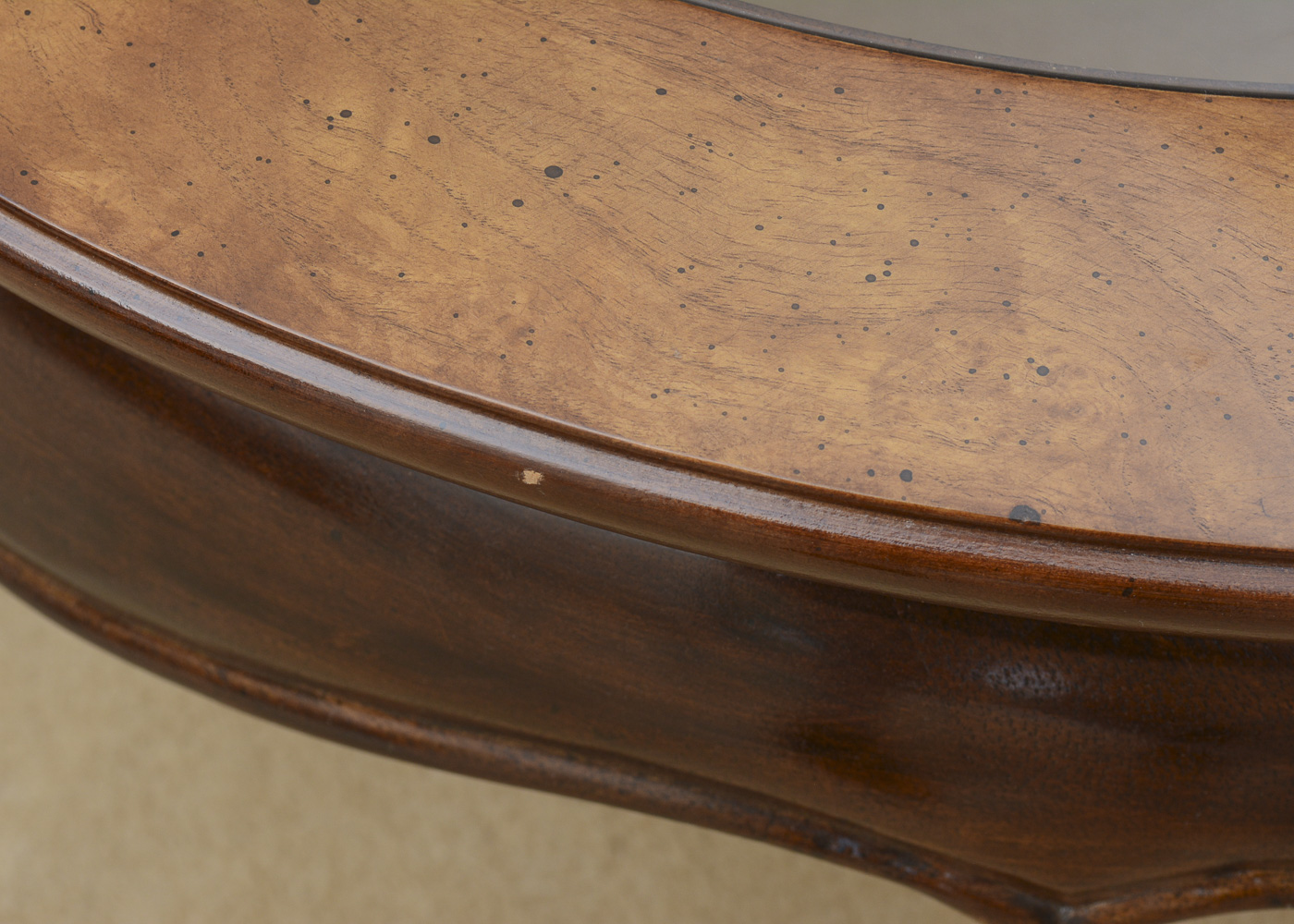 Asian Inspired Glass Top Coffee Table by Thomasville