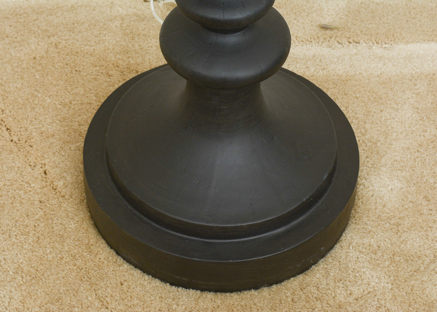 Turned Resin Floor Lamps