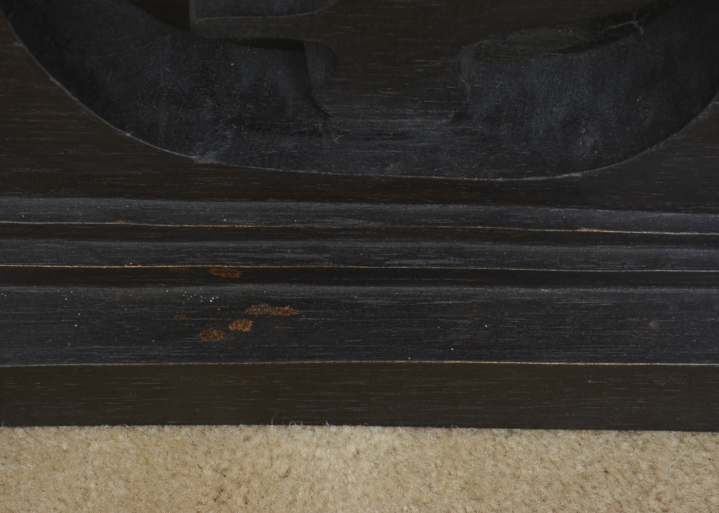 Asian Style Carved Wooden Stool