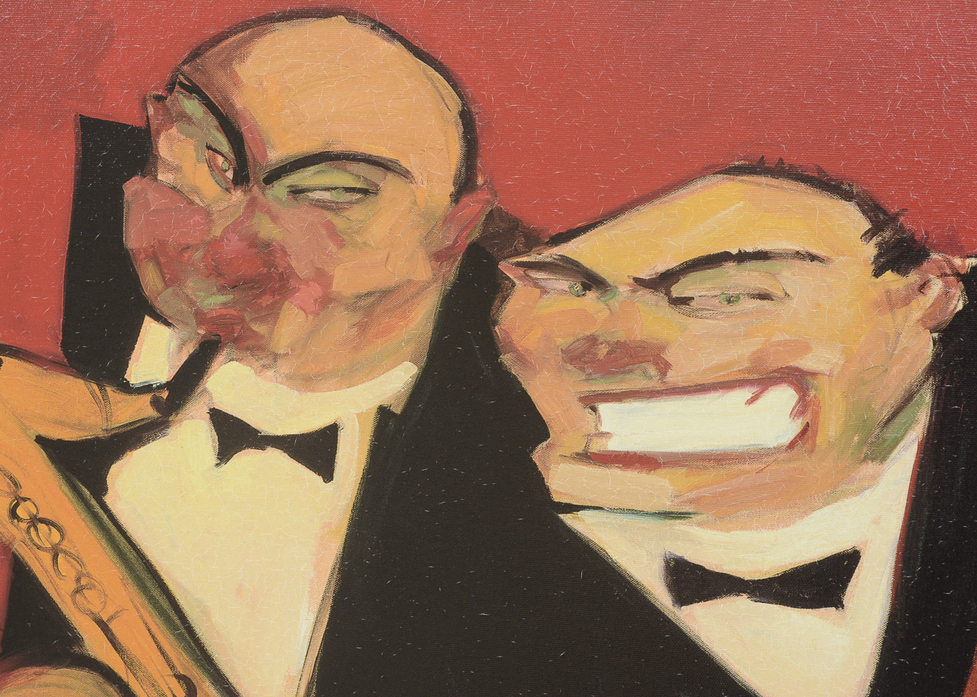 Clifford Bailey Limited Edition Giclée on Canvas "Le Jazz Rouge"