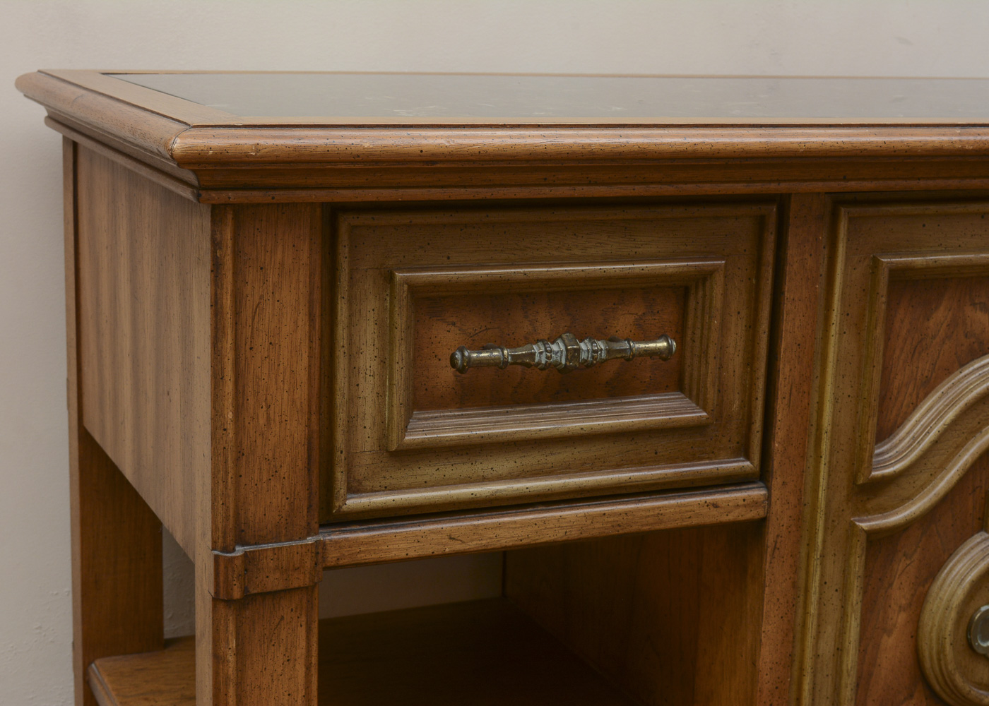 Vintage Walnut-Finished Sideboard by Stanley