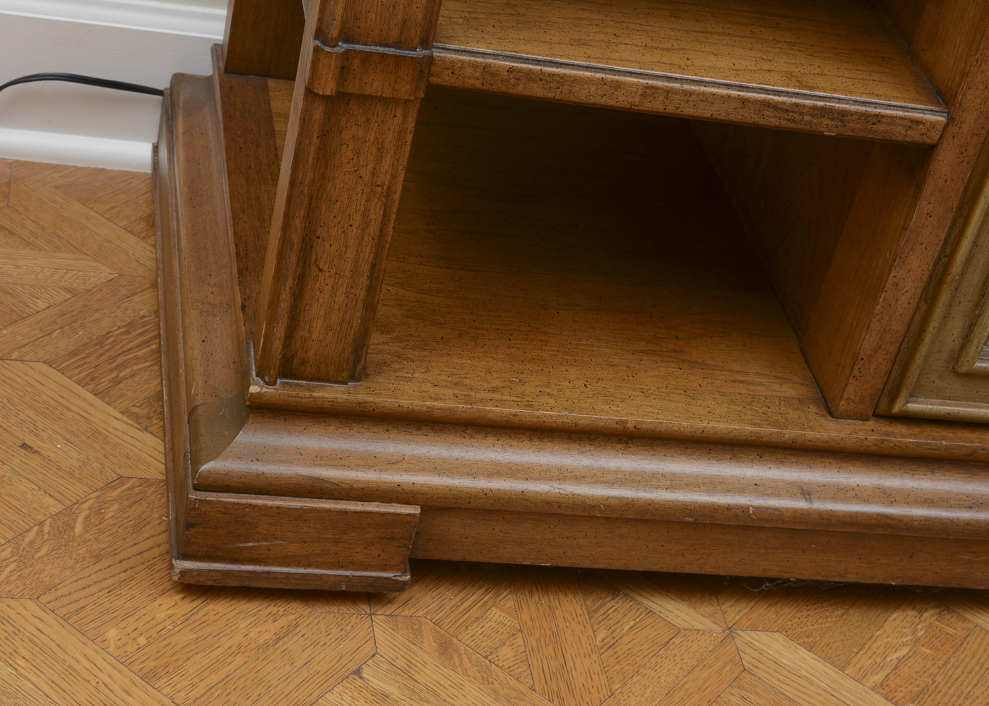 Vintage Walnut-Finished Sideboard by Stanley