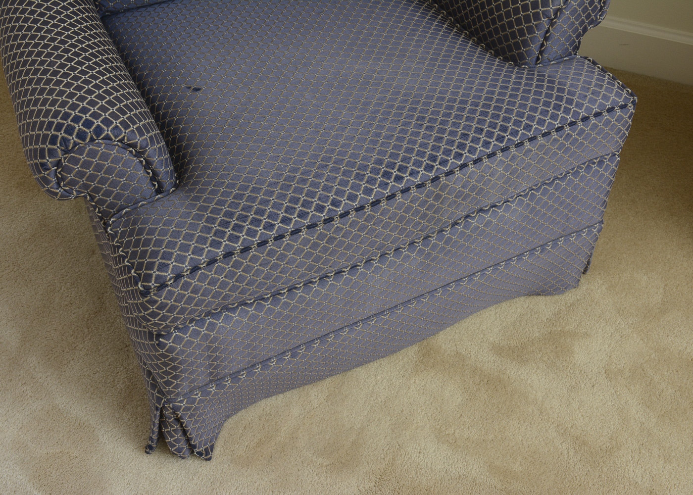 Blue Armchair by Sherrill Furniture