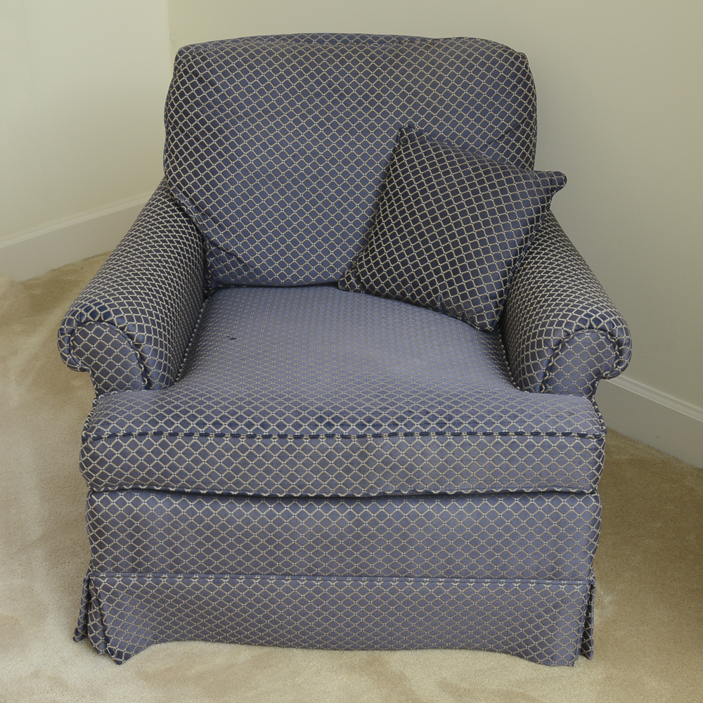 Blue Armchair by Sherrill Furniture