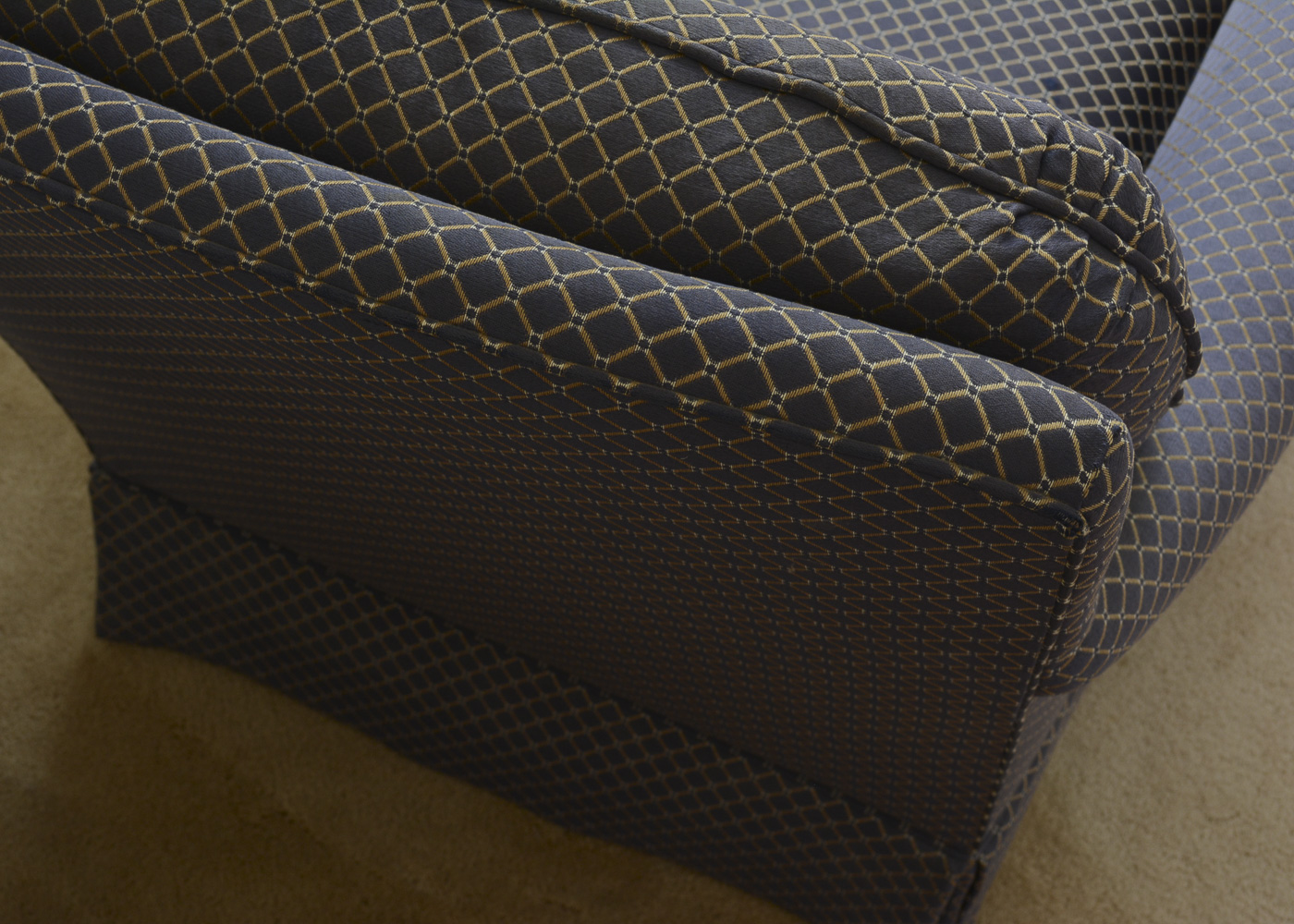 Blue Armchair by Sherrill Furniture