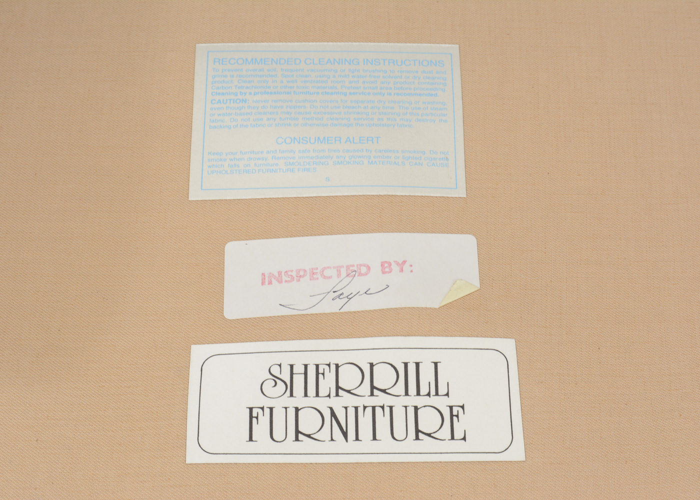 Blue Armchair by Sherrill Furniture