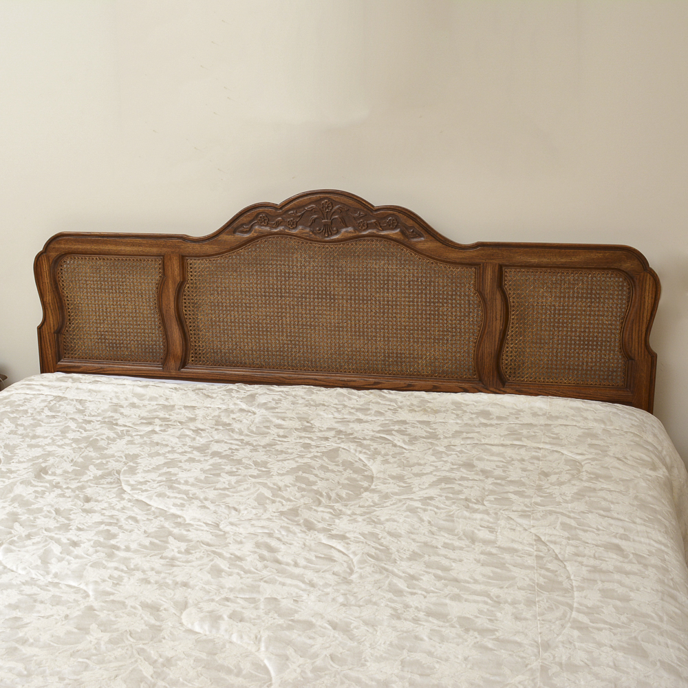 Provincial Louis XV Inspired King Size Headboard by Pennsylvania House
