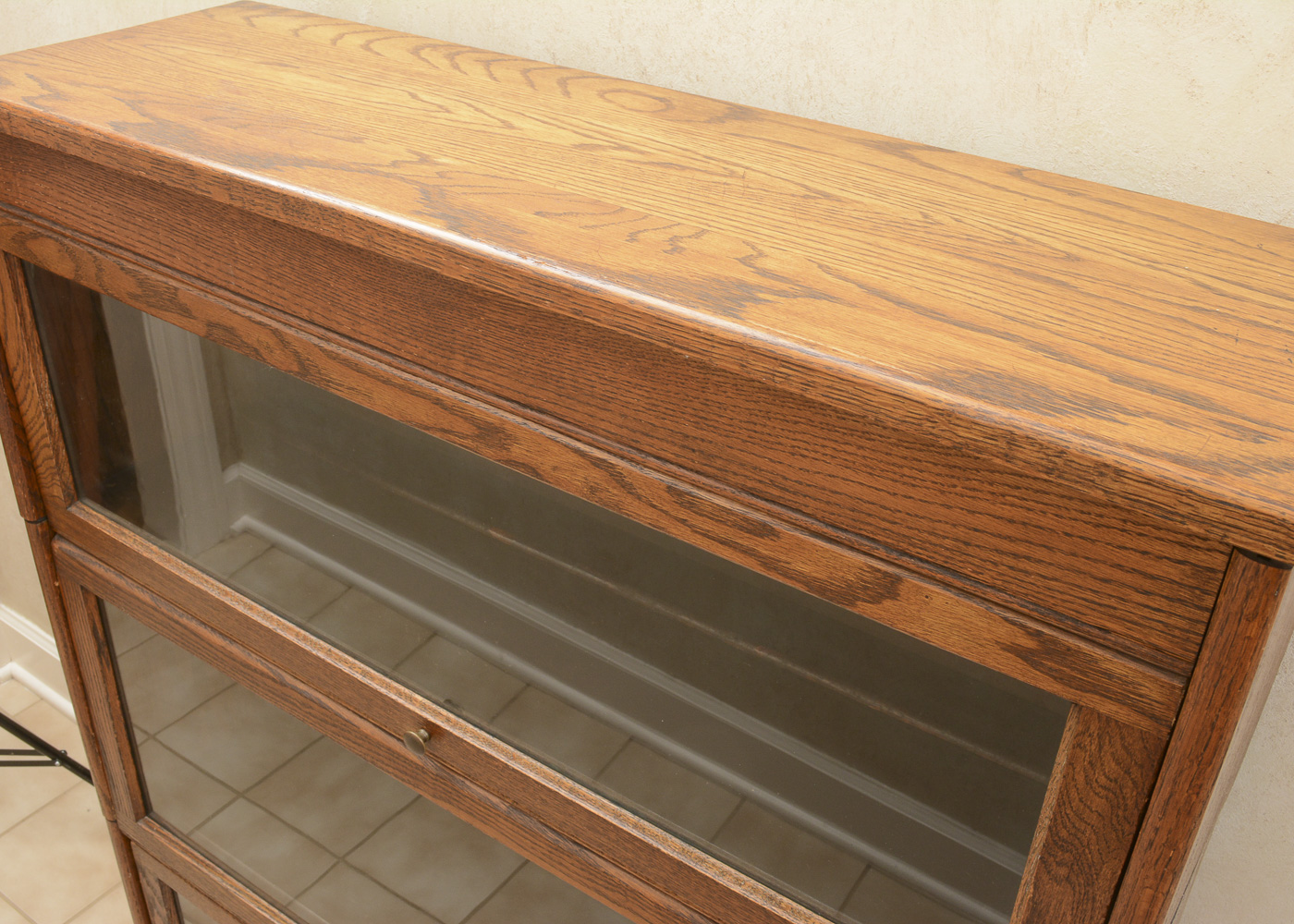 Vintage Oak Barrister Bookcase by Gunn