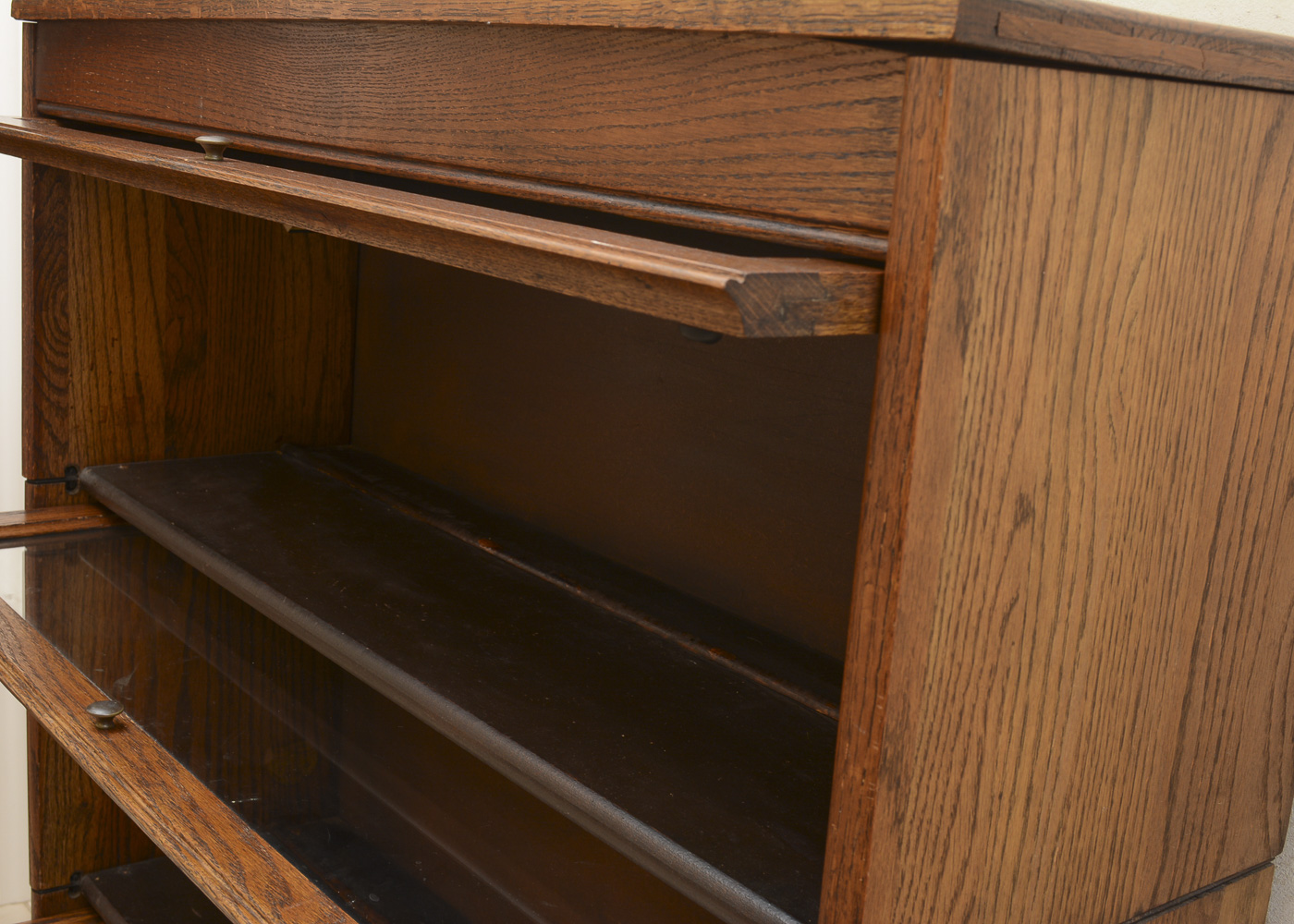 Vintage Oak Barrister Bookcase by Gunn