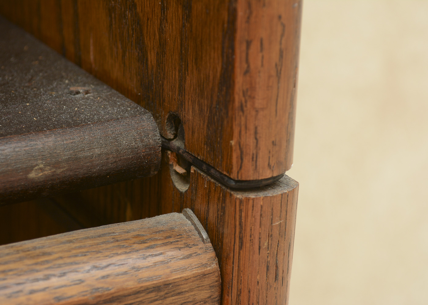 Vintage Oak Barrister Bookcase by Gunn