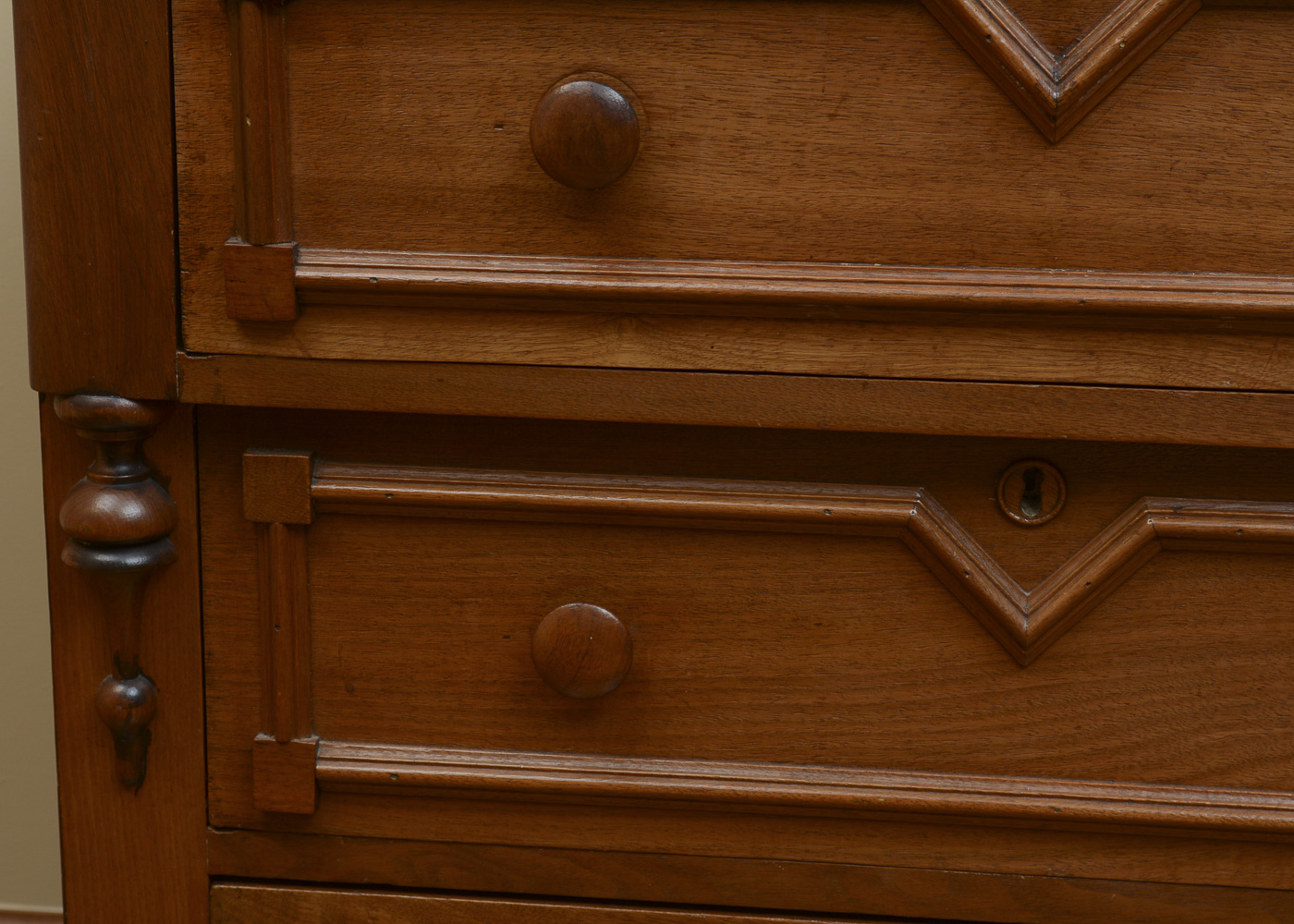 Antique Victorian Three-Drawer Chest