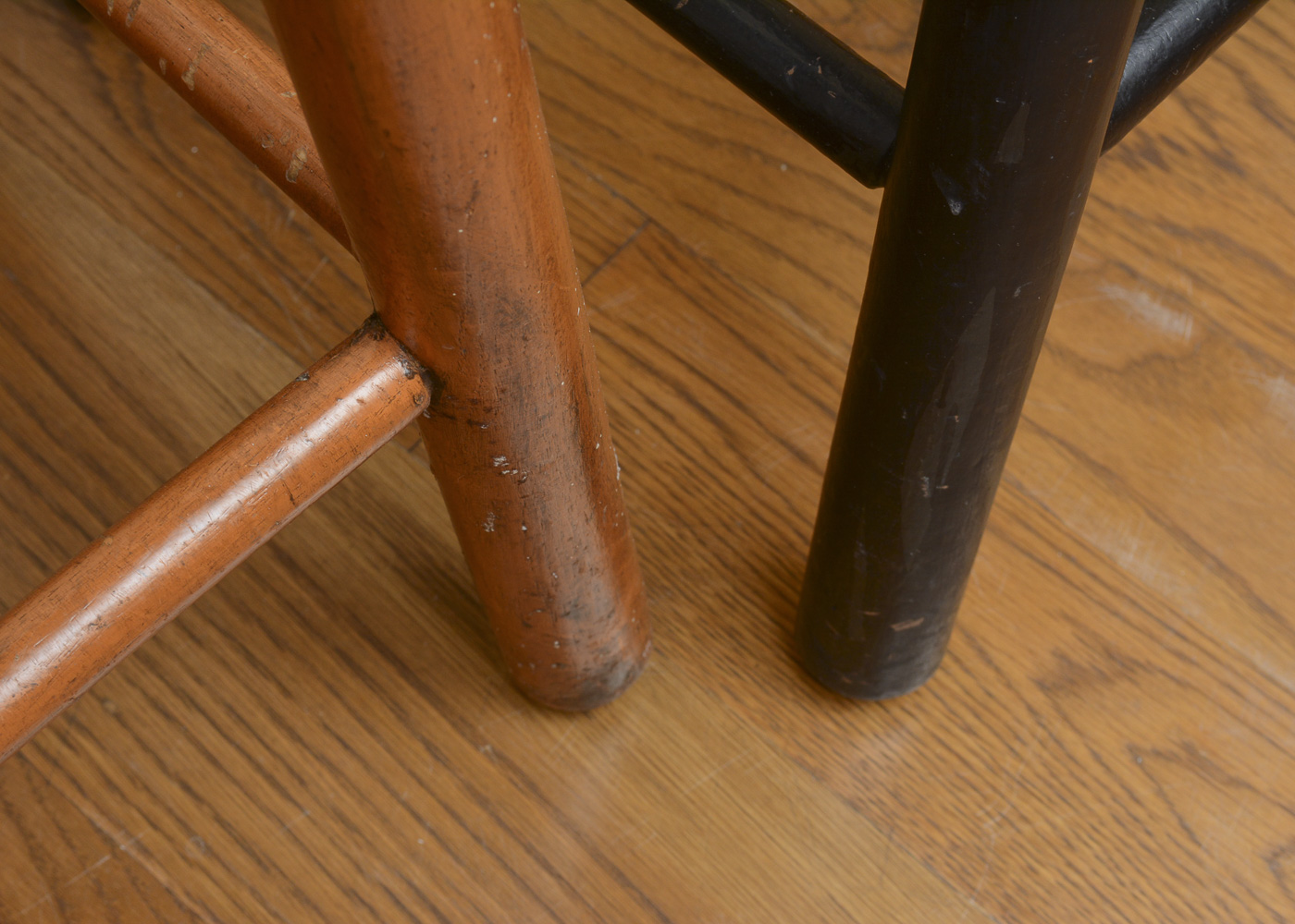 Three Wooden Stools