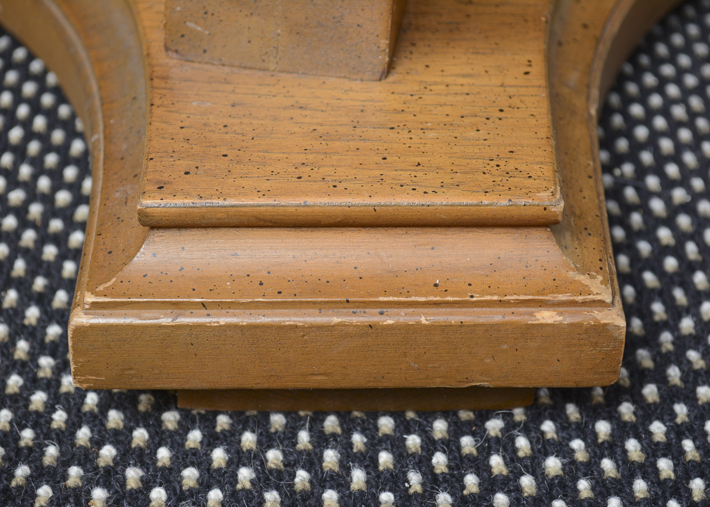 Vintage Dining Table with Leaf Inserts and Chairs