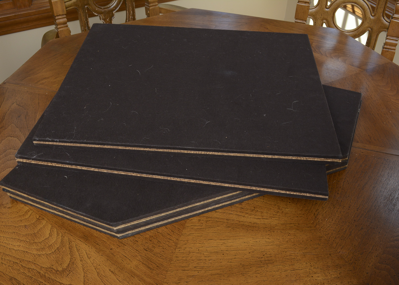 Vintage Dining Table with Leaf Inserts and Chairs