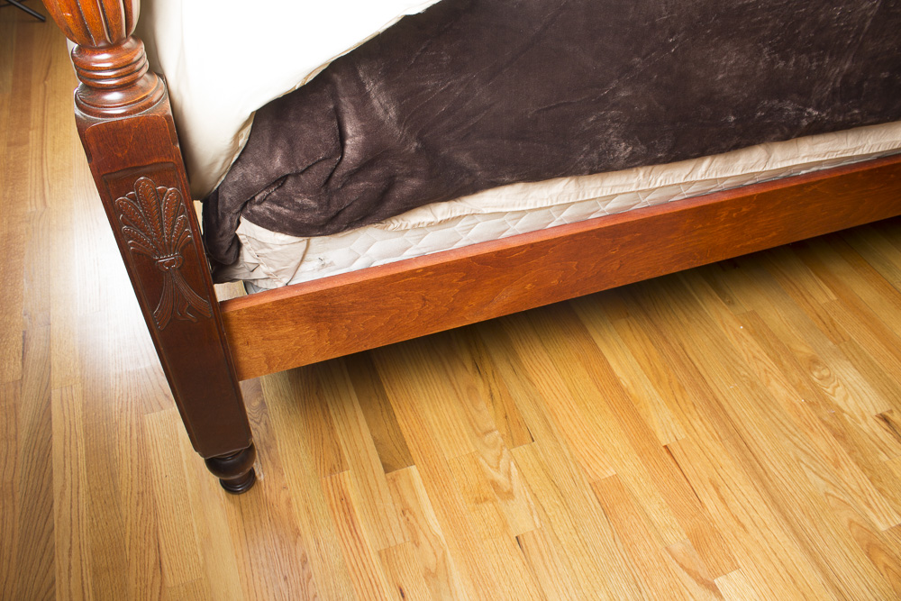 Federal Style Four Poster King Size Rice Bed