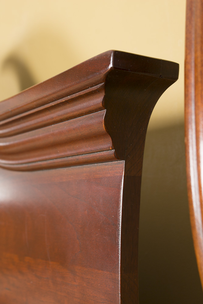 Federal Style Four Poster King Size Rice Bed