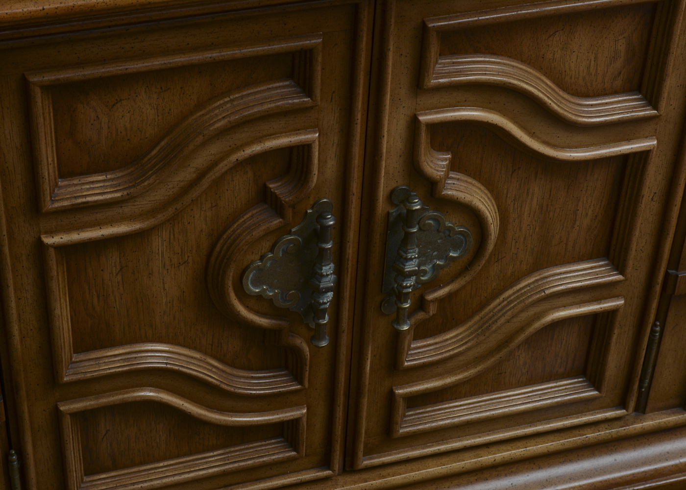 Stanley Furniture Two Piece Breakfront China Cabinet