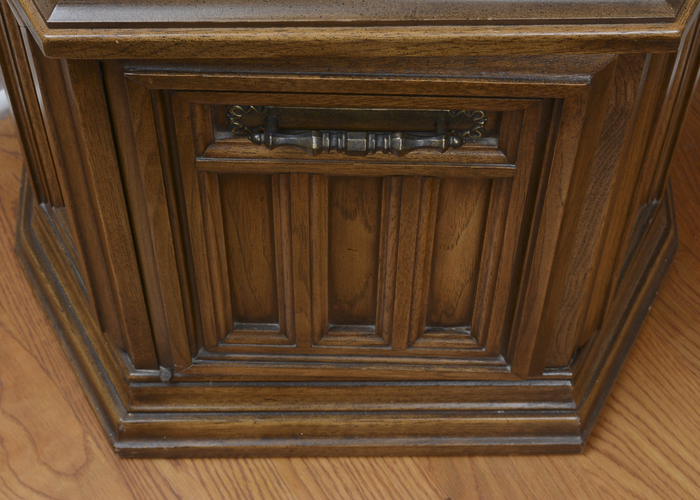Vintage Oak Display Cabinet