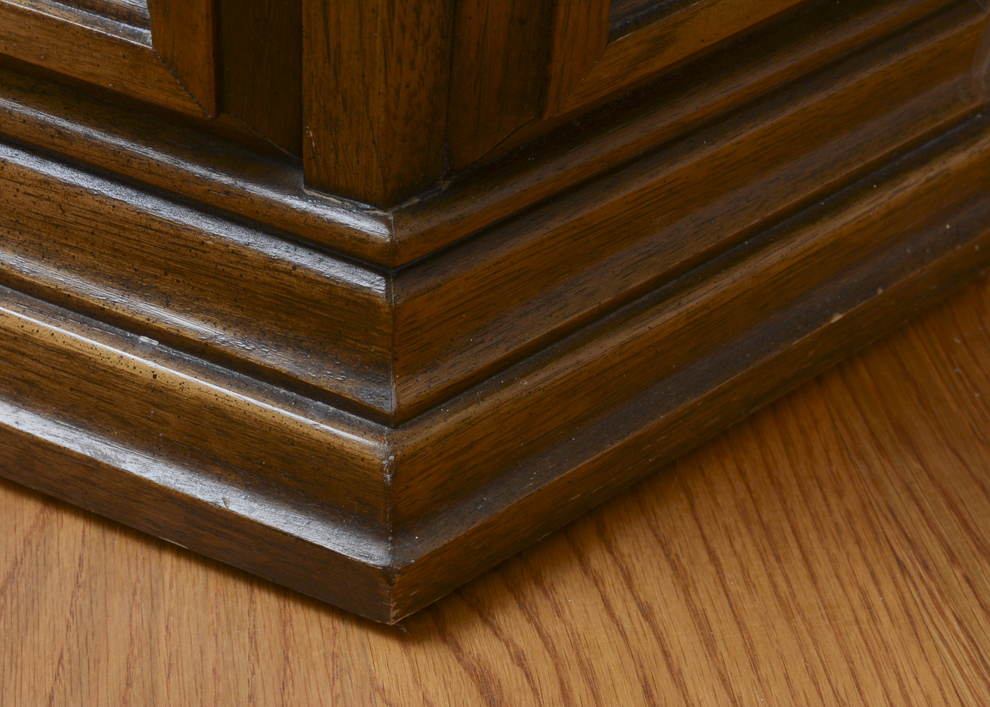 Vintage Oak Display Cabinet