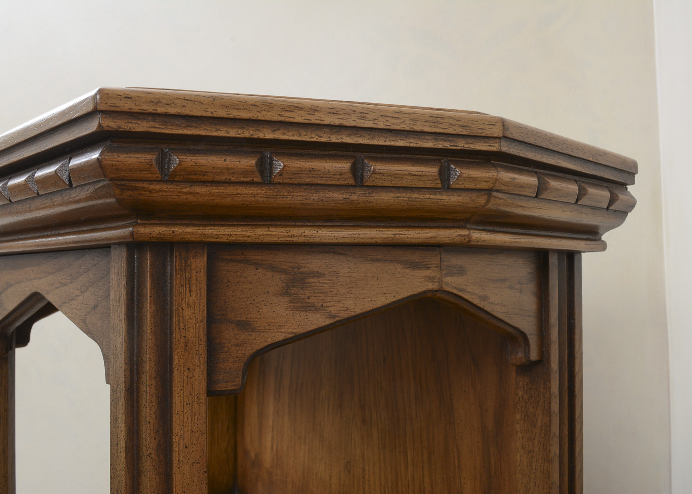 Vintage Oak Display Cabinet