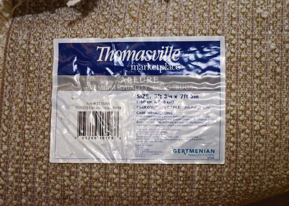 Thomasville "Allure" Shag Area Rug EBTH