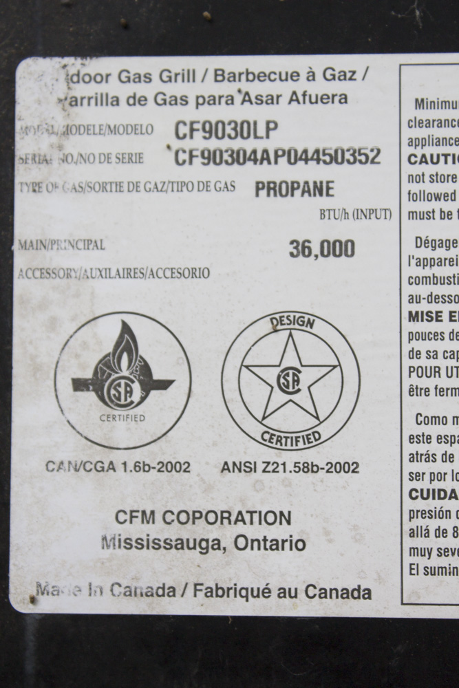 Vermont Castings Outdoor Gas Grill