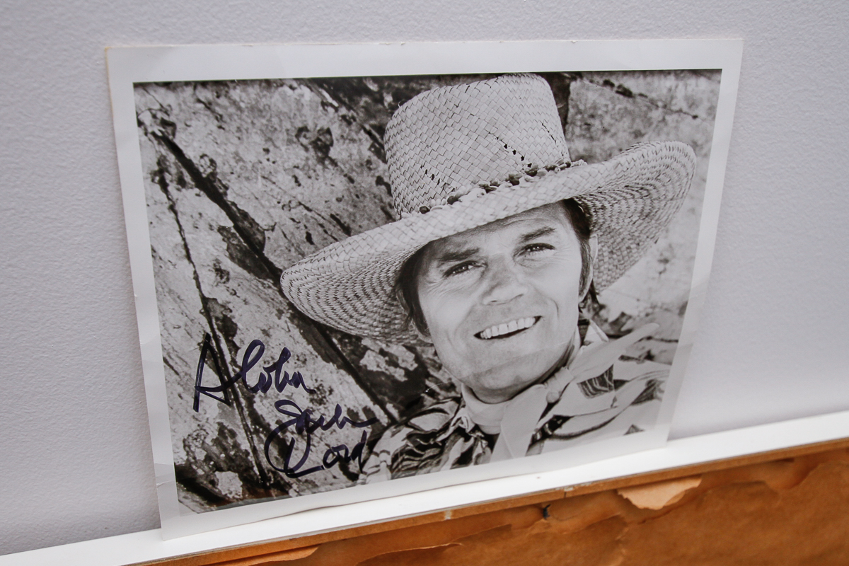 Jack Lord Limited Edition Serigraph "Mariposa" and Autographed Photo