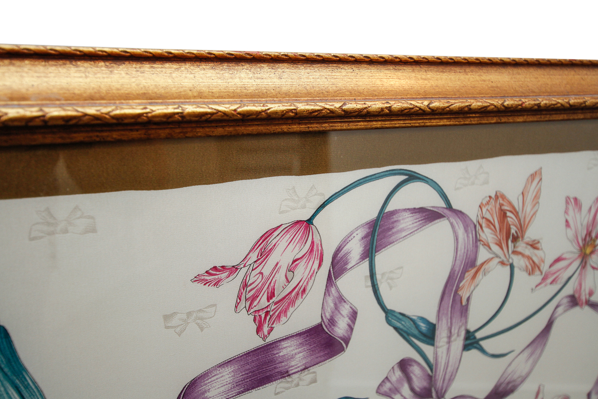 Framed Gucci Scarf