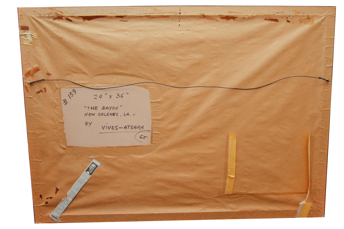 Jose Vives-Atsara Oil Painting "The Bayou"