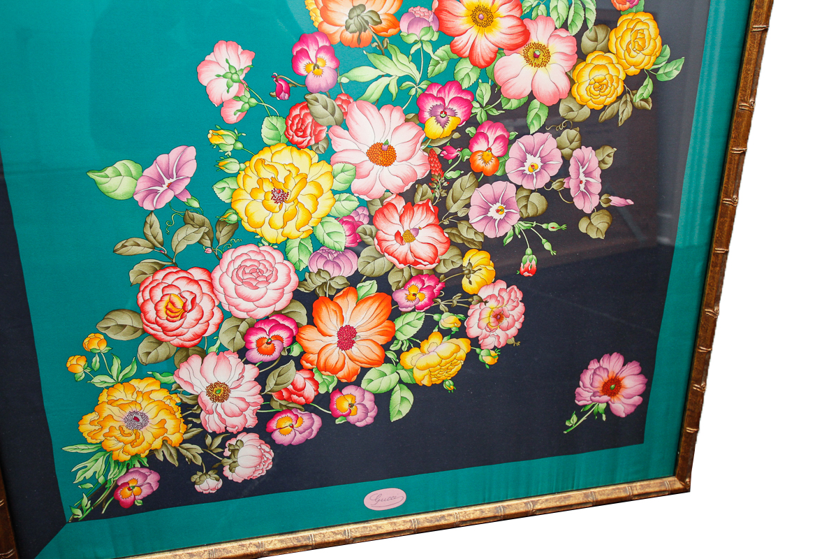 Framed Gucci Scarf
