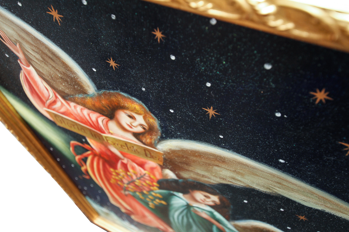 After Christopher Radko Embellished Giclee "Angels on High"