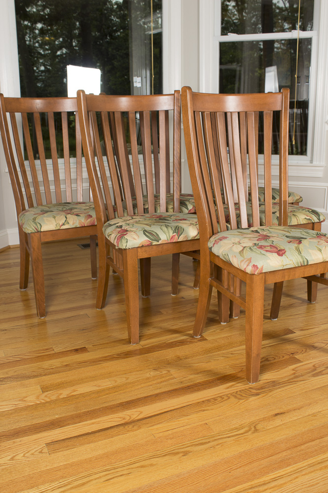 Canadel Furniture Mission Style Birch Dining Chairs