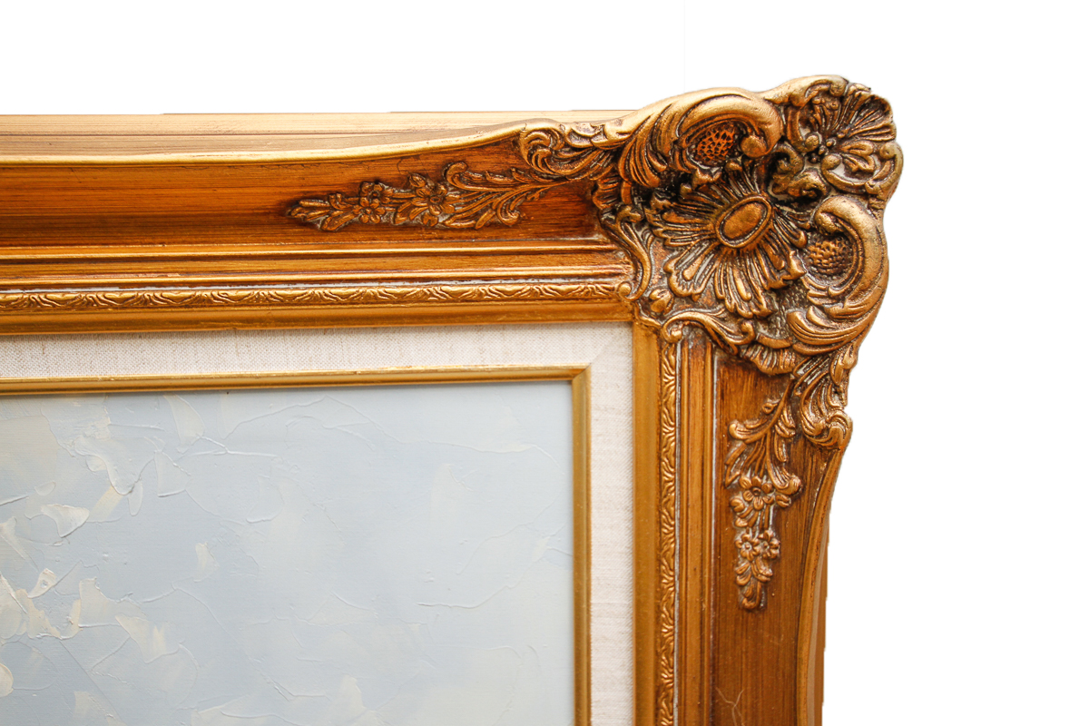 Enrich Paulsen Oil Painting of a Countryside Bridge