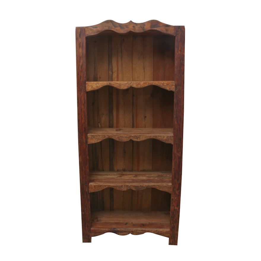 Distressed Wood Bookshelf